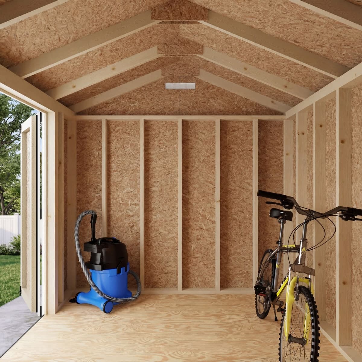 Classic Gable Shed with Side Entry