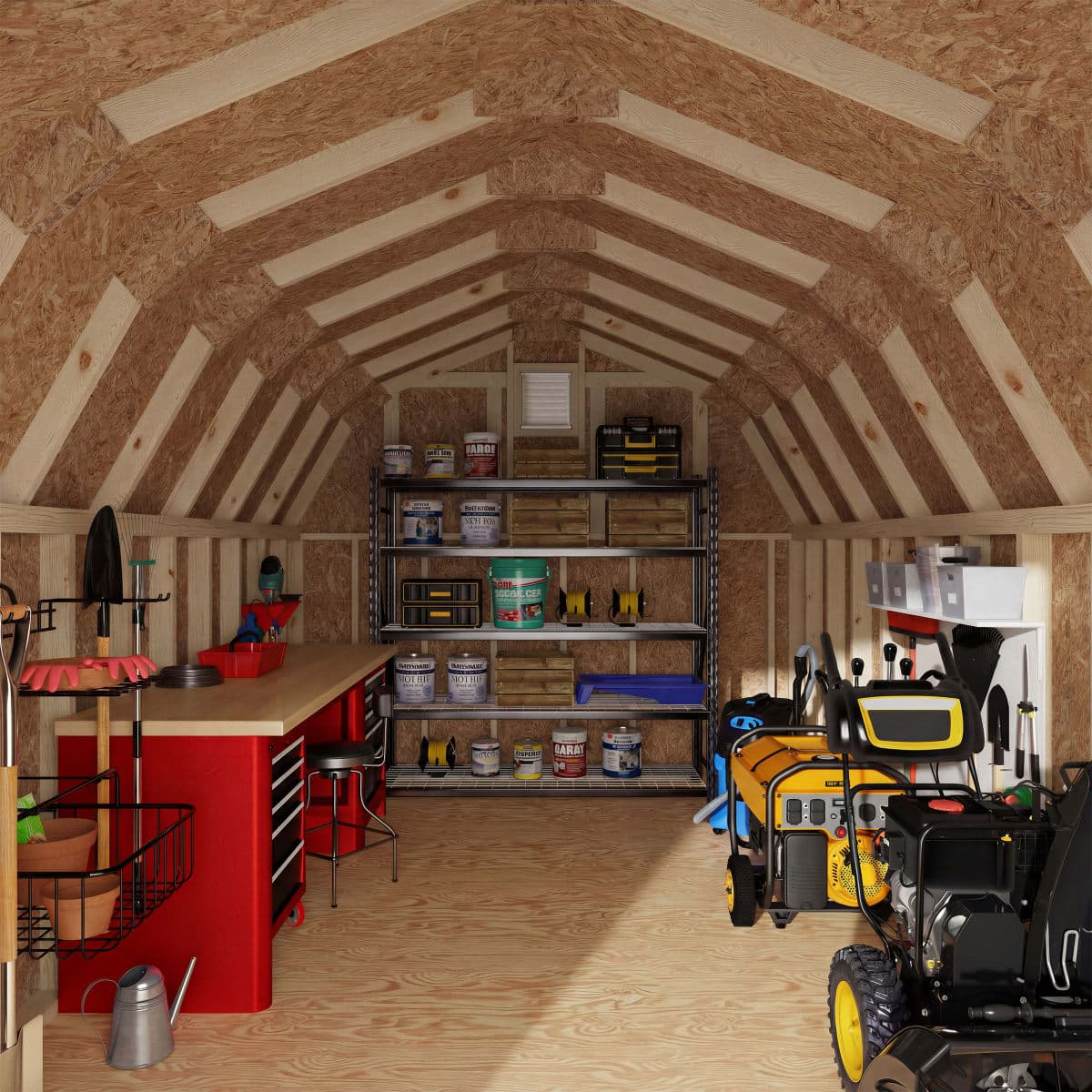 Colonial Greenfield Barn Shed
