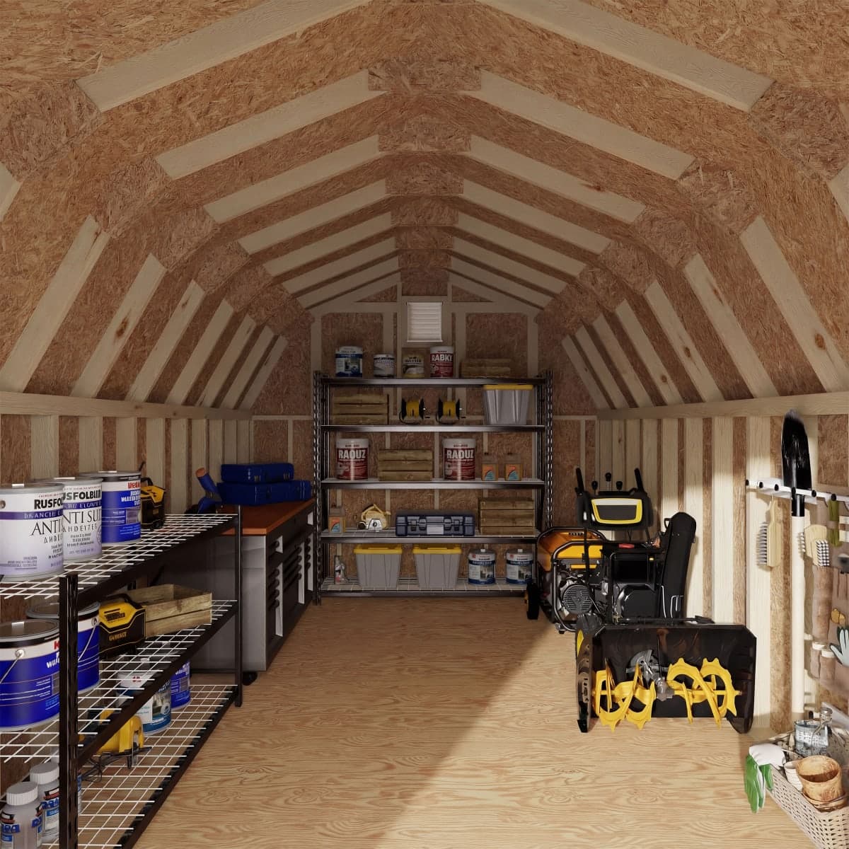 Colonial Greenfield Barn Shed