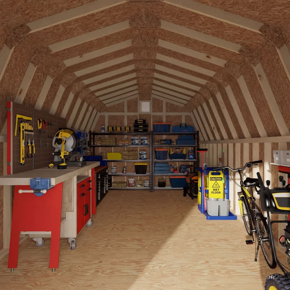 Colonial Greenfield Barn Shed