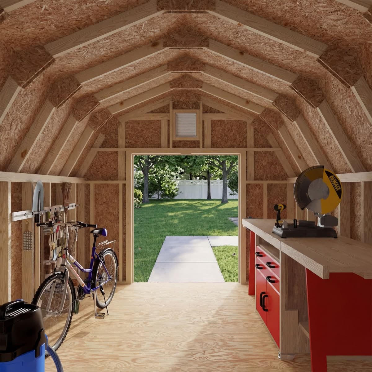 Colonial Greenfield Barn Shed