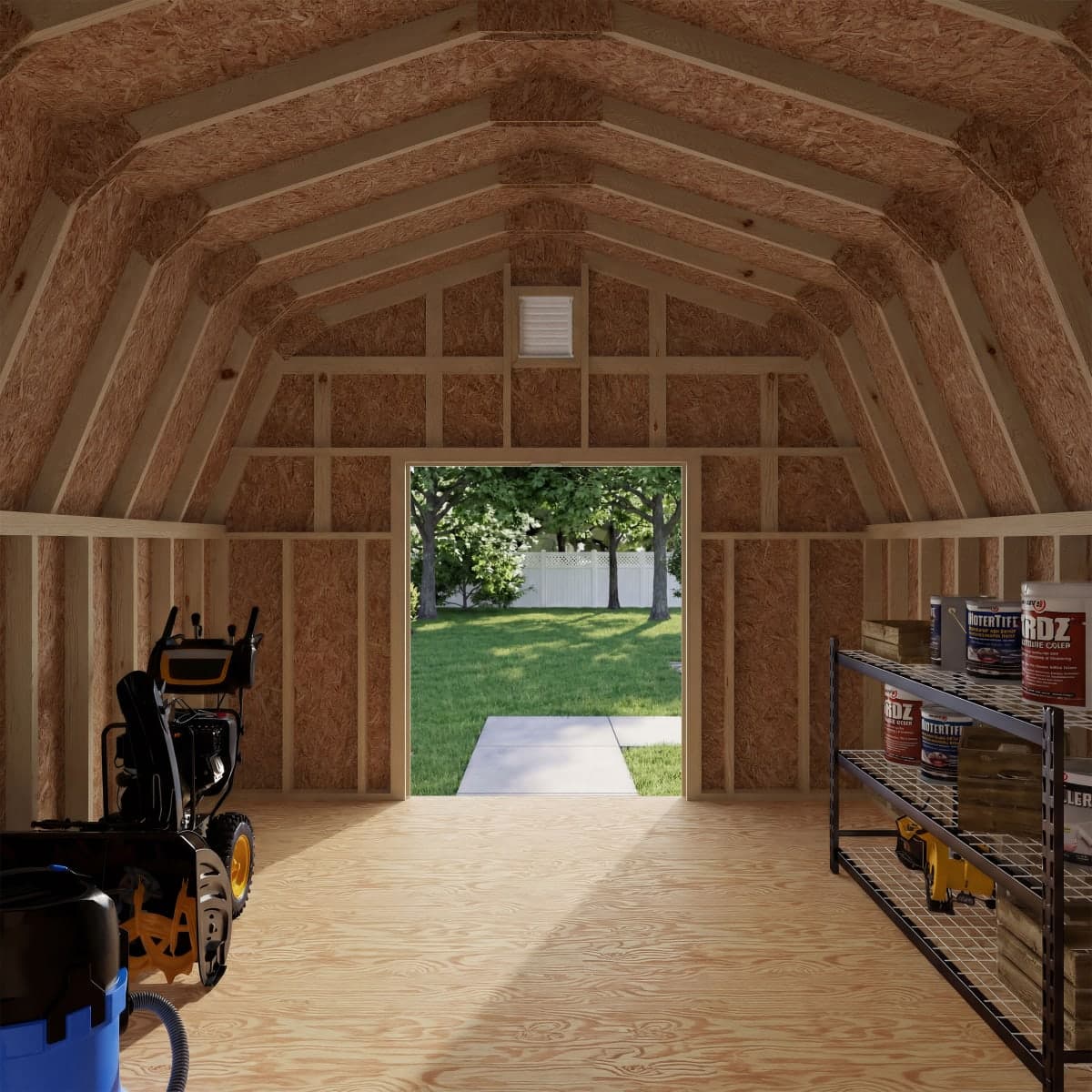 Colonial Greenfield Barn Shed