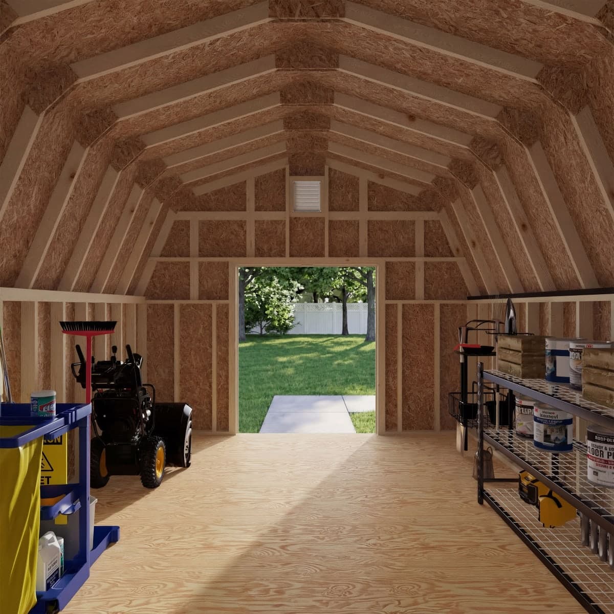 Colonial Greenfield Barn Shed