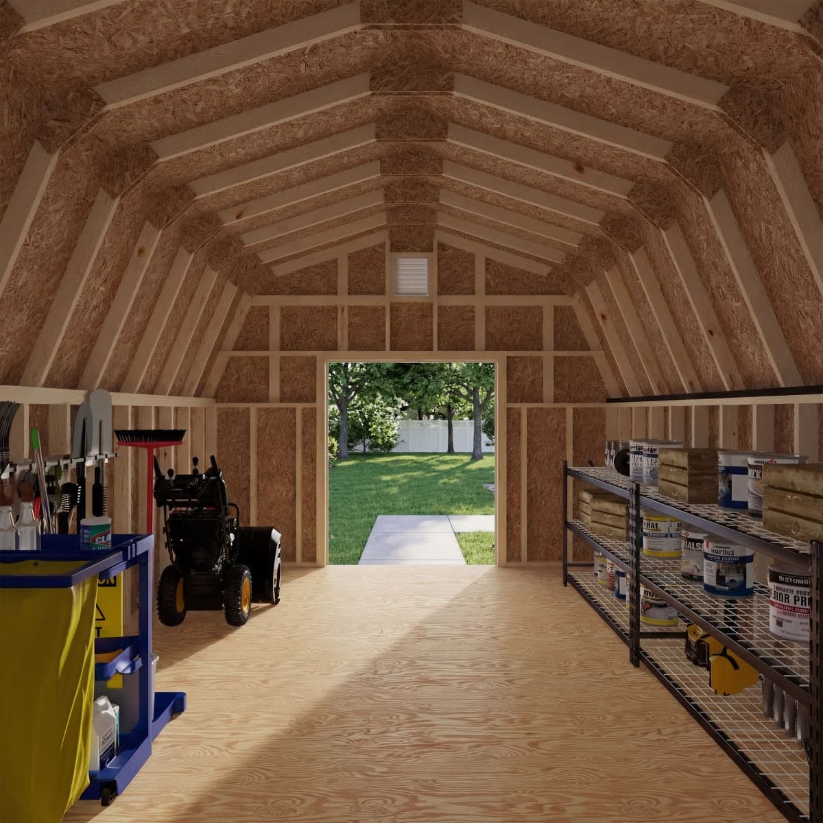Colonial Greenfield Barn Shed