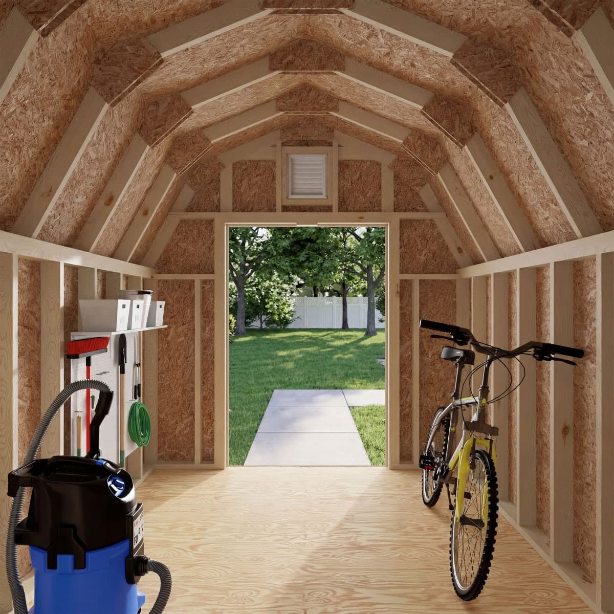 Colonial Greenfield Barn Shed