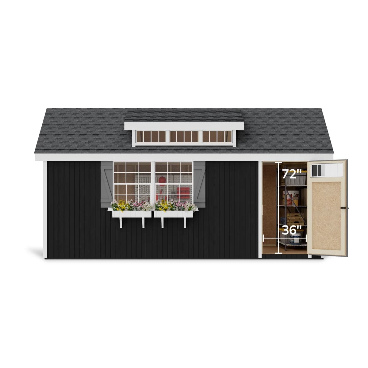 Colonial Lexington Shed