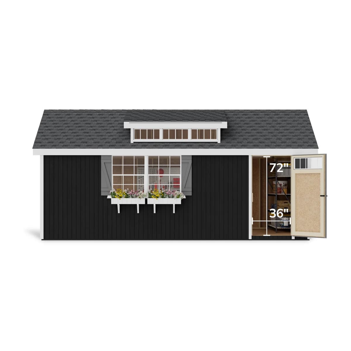 Colonial Lexington Shed