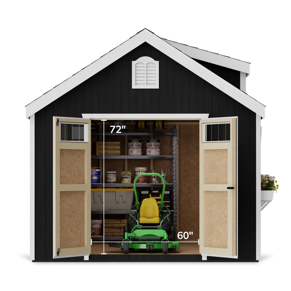 Colonial Lexington Shed