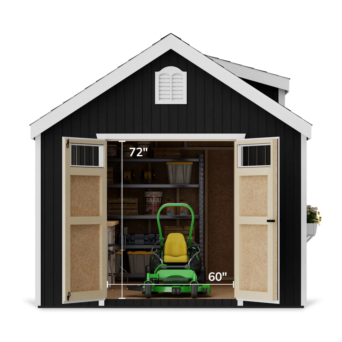 Colonial Lexington Shed