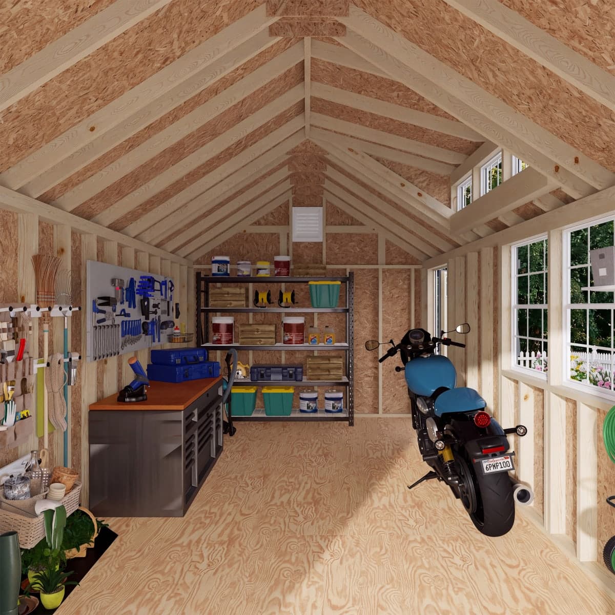 Colonial Lexington Shed