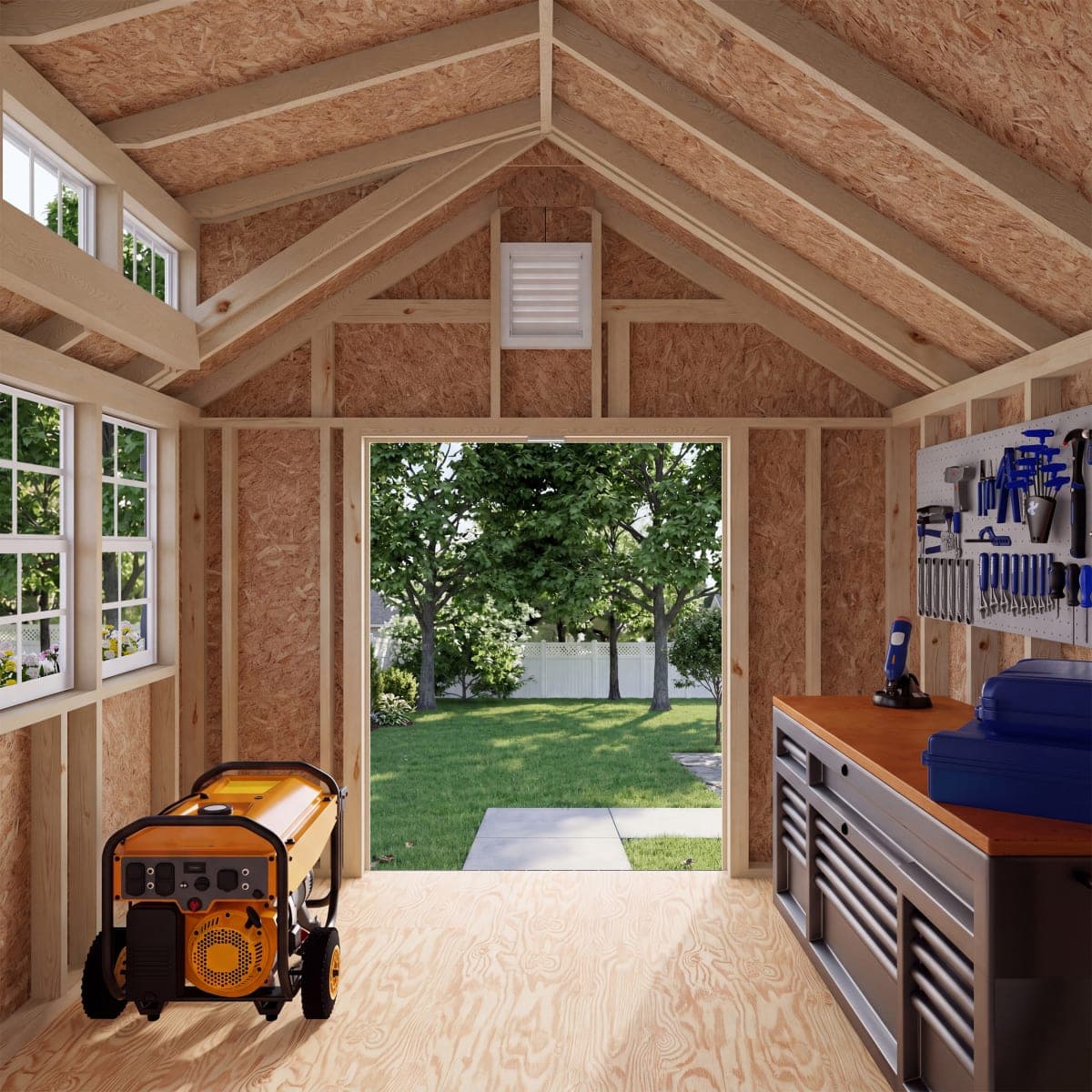 Colonial Lexington Shed