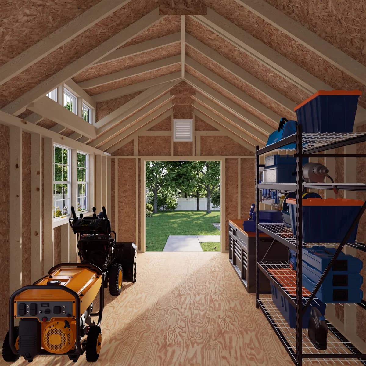 Colonial Lexington Shed