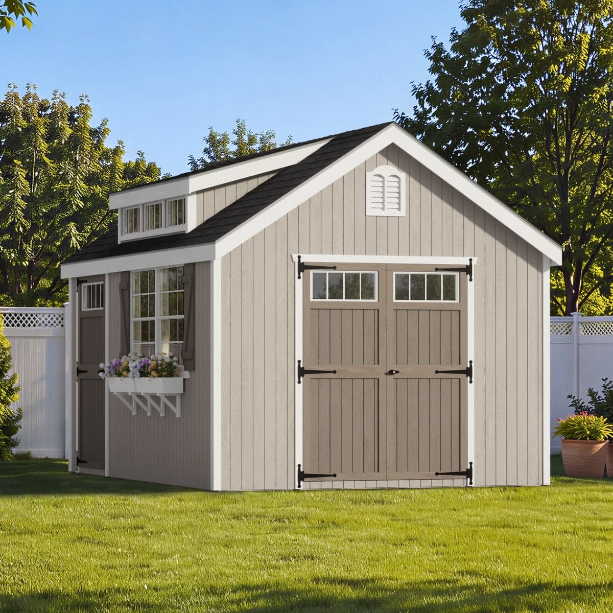 Colonial Lexington Shed