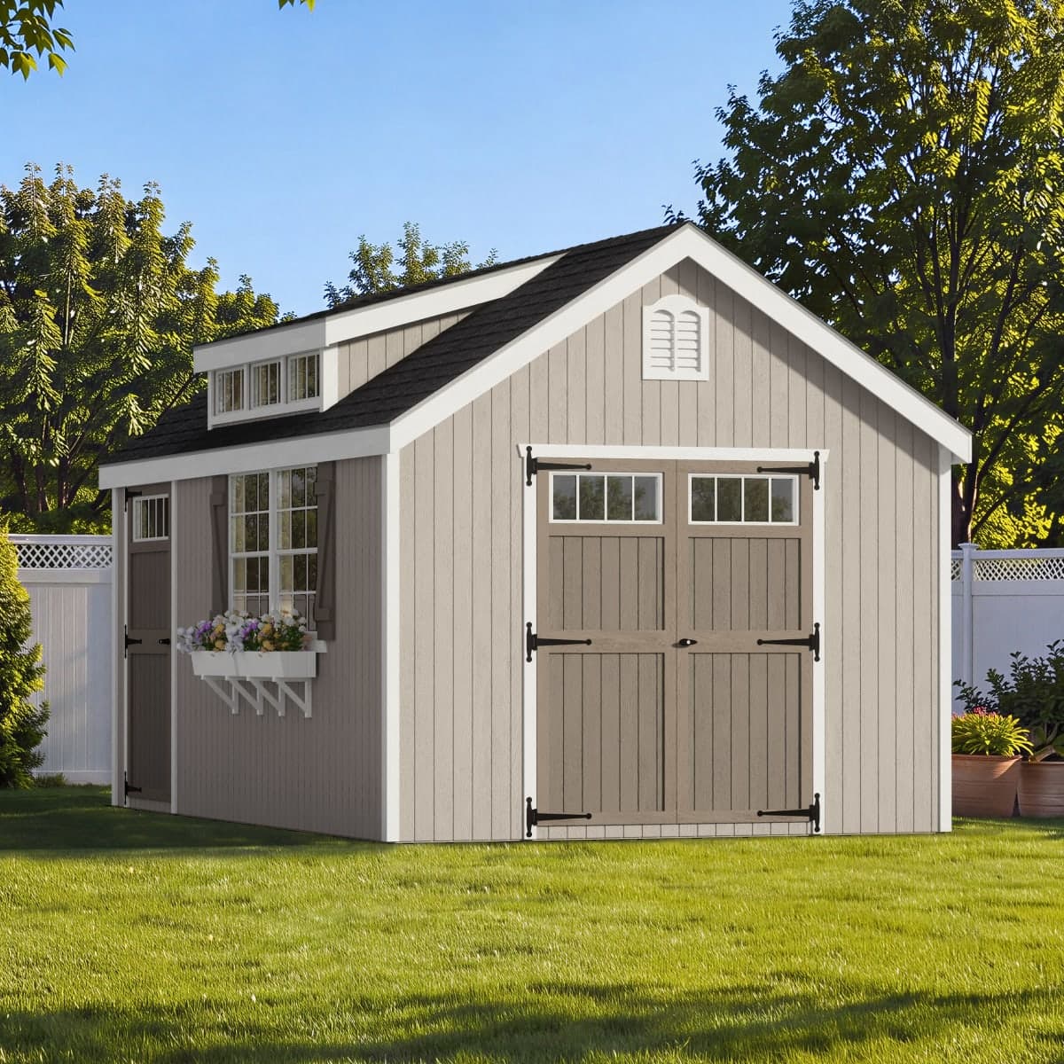 Colonial Lexington Shed