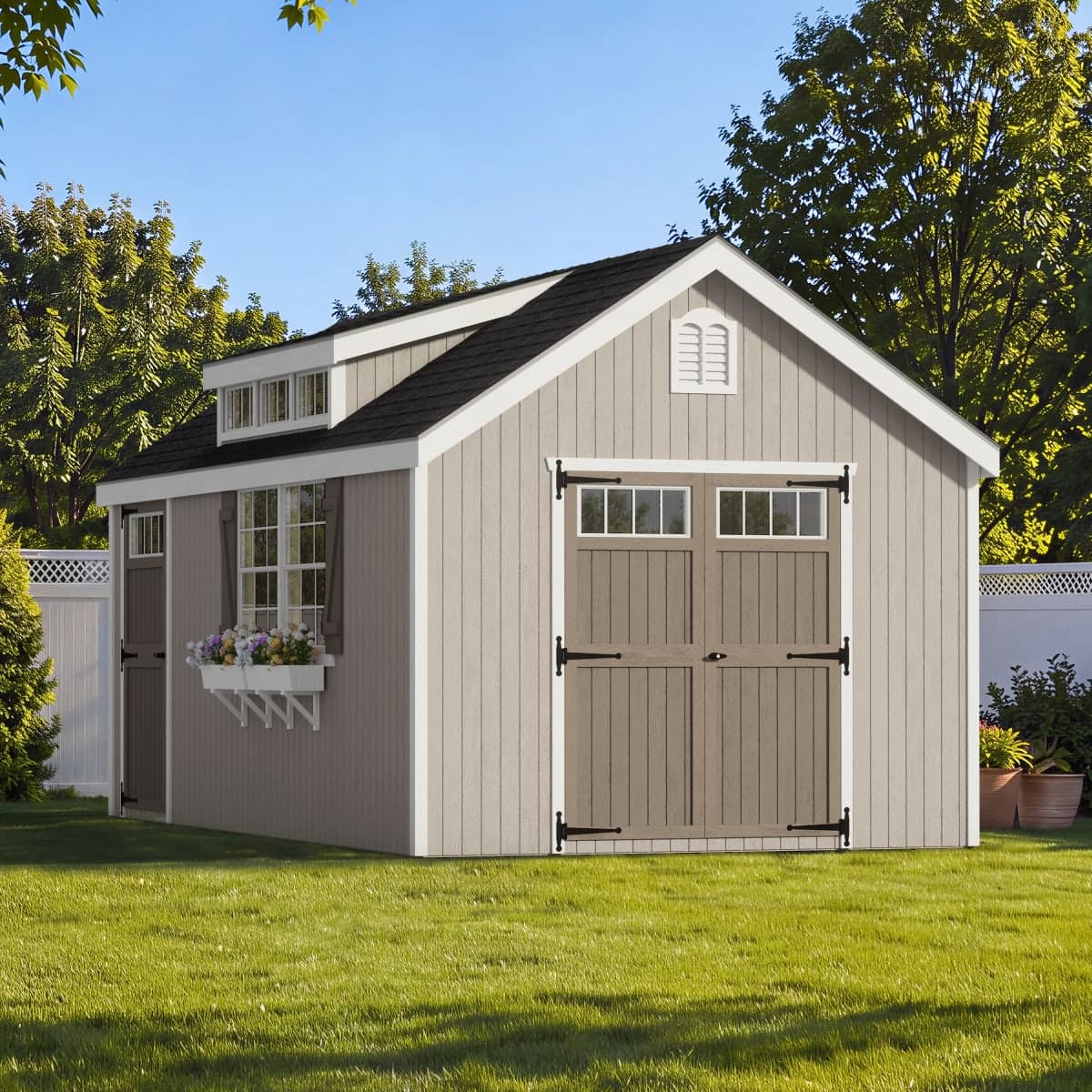 Colonial Lexington Shed