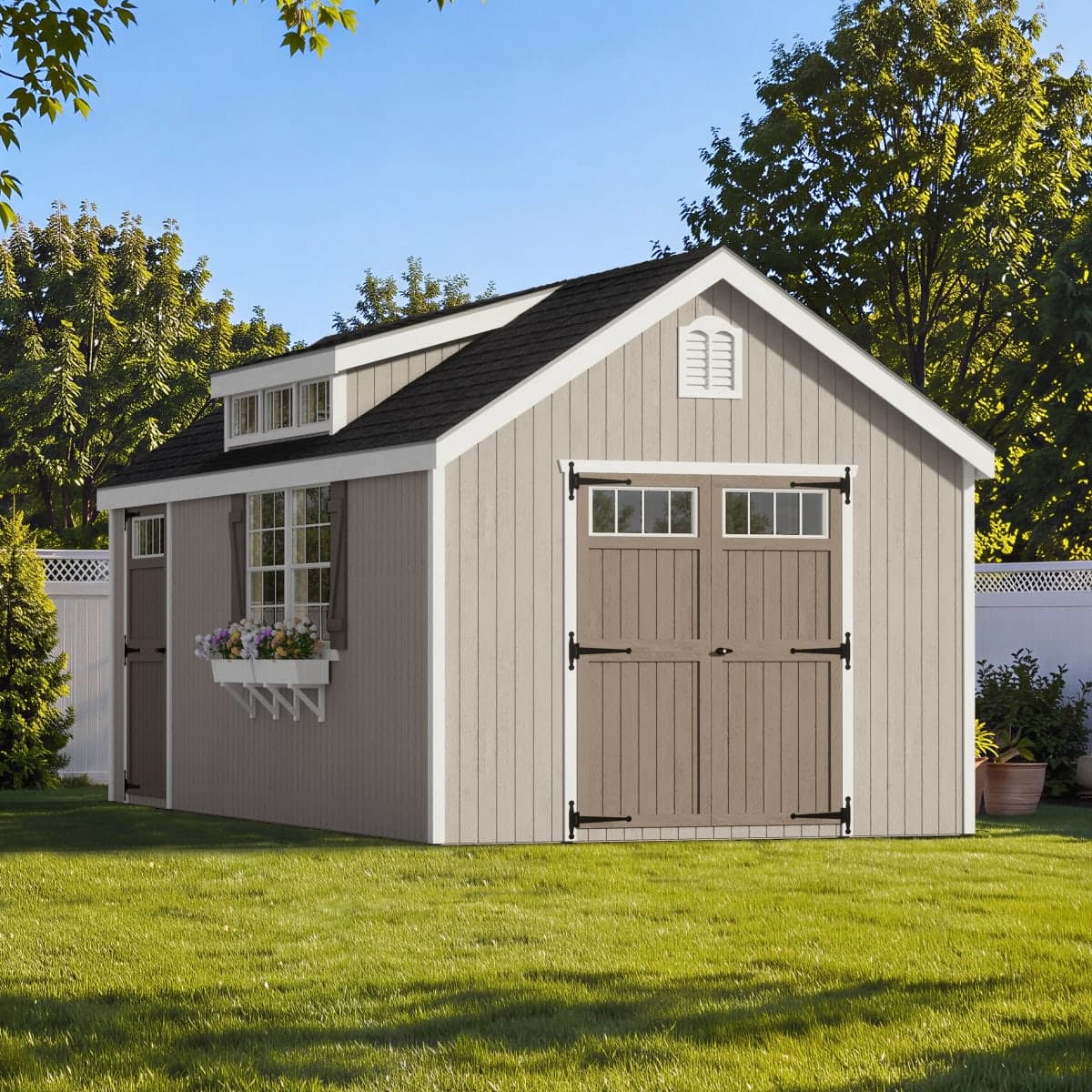 Colonial Lexington Shed