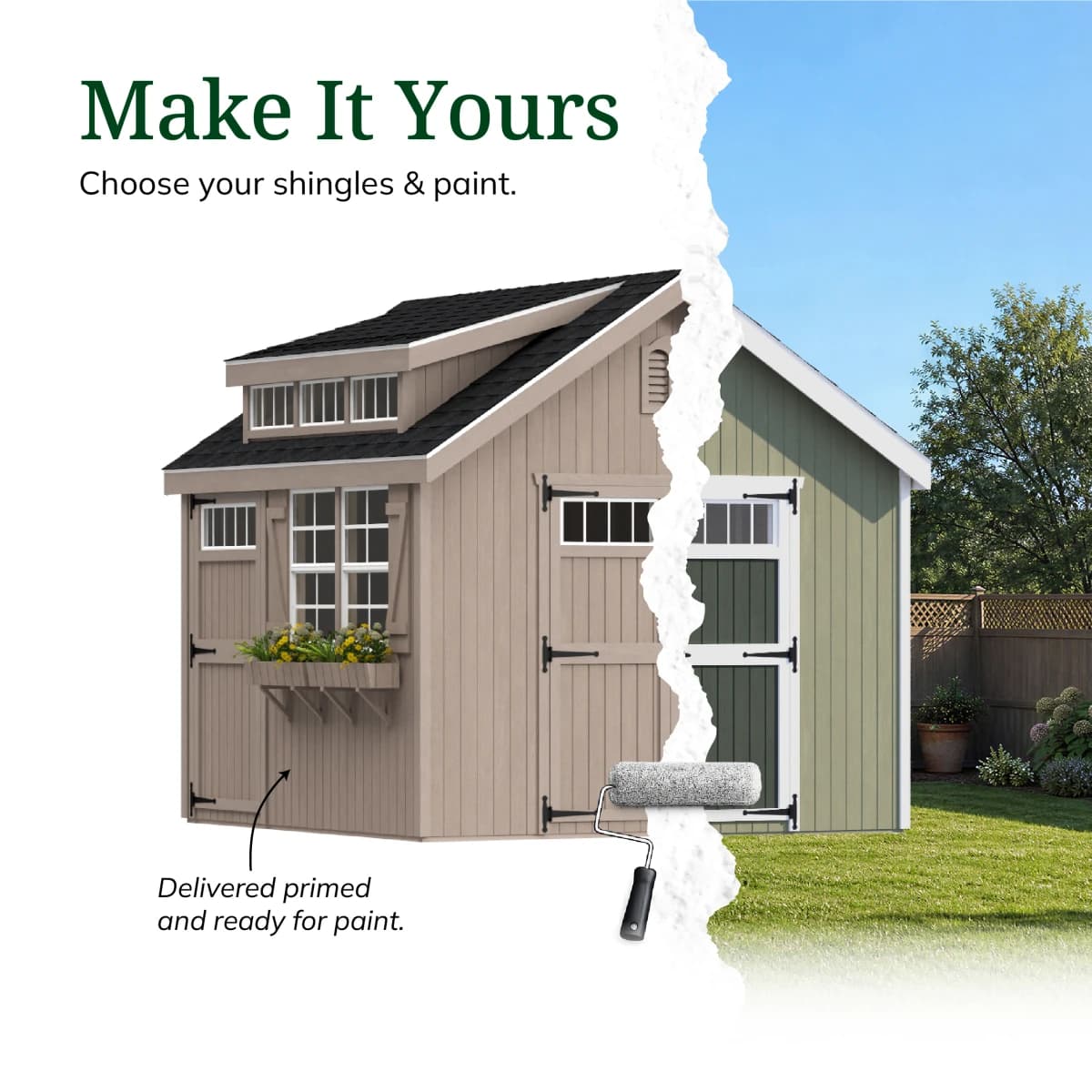 Colonial Lexington Shed