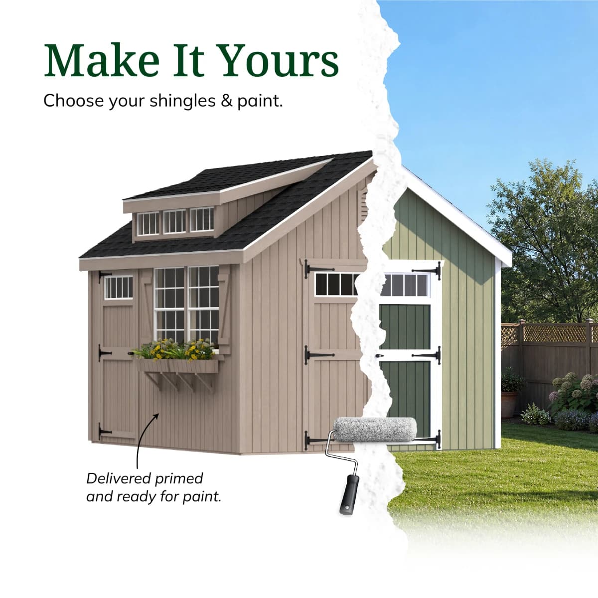 Colonial Lexington Shed