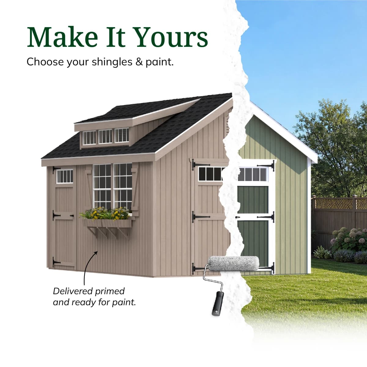 Colonial Lexington Shed