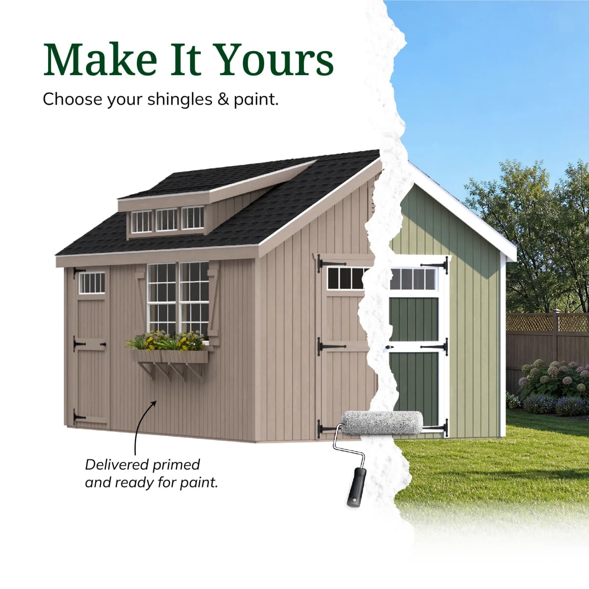 Colonial Lexington Shed
