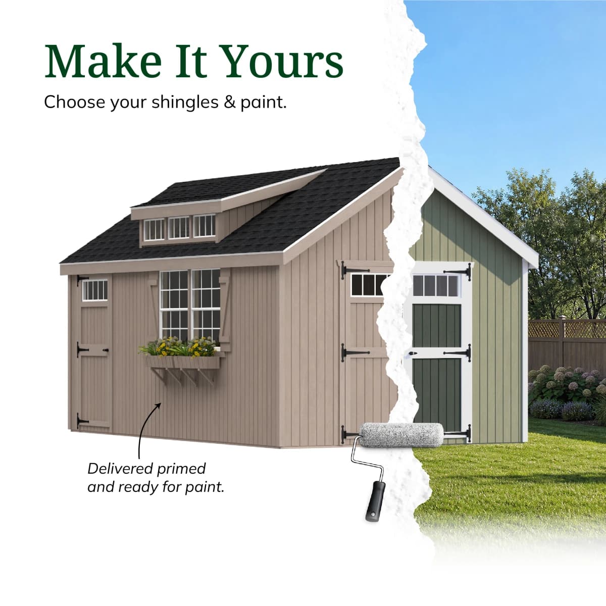 Colonial Lexington Shed