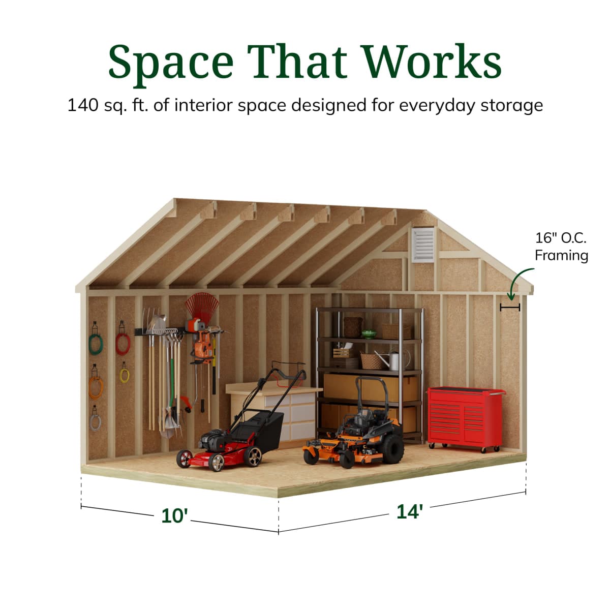 Colonial Pinehurst Shed