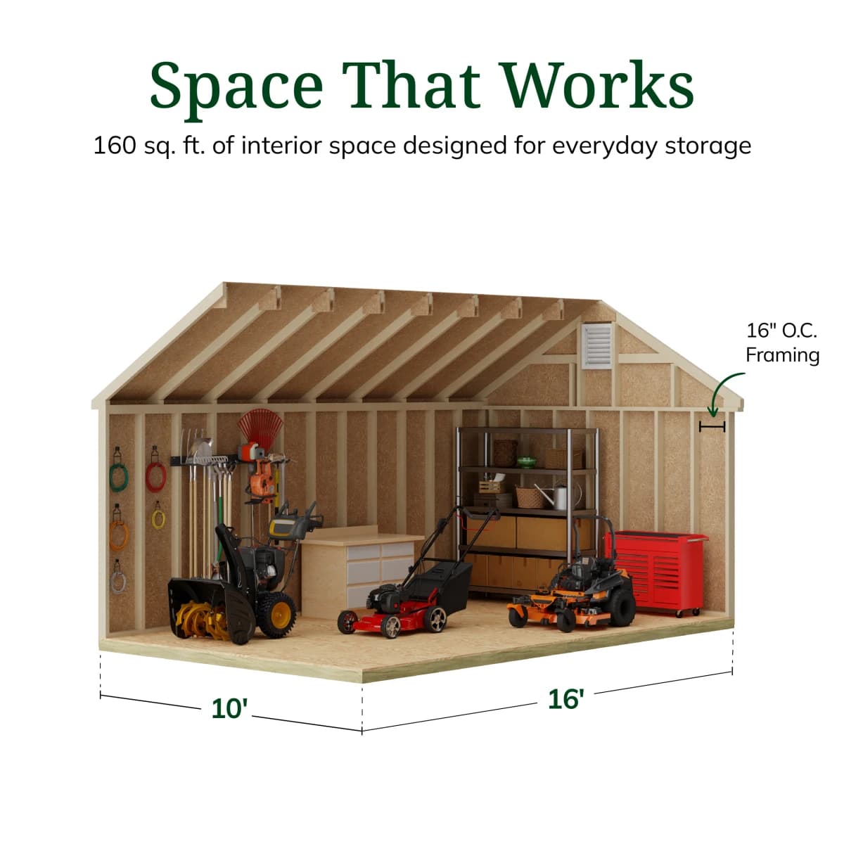 Colonial Pinehurst Shed