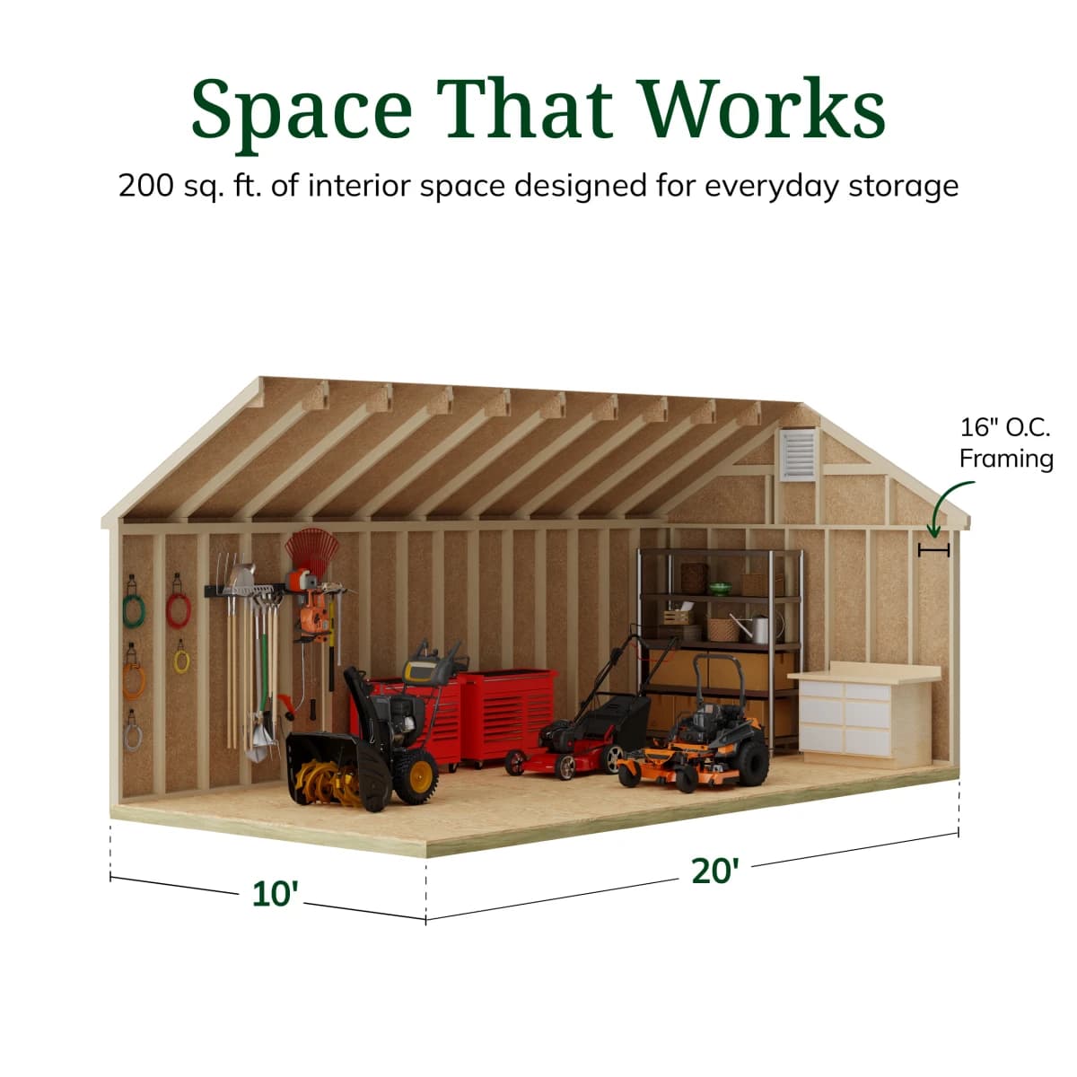 Colonial Pinehurst Shed