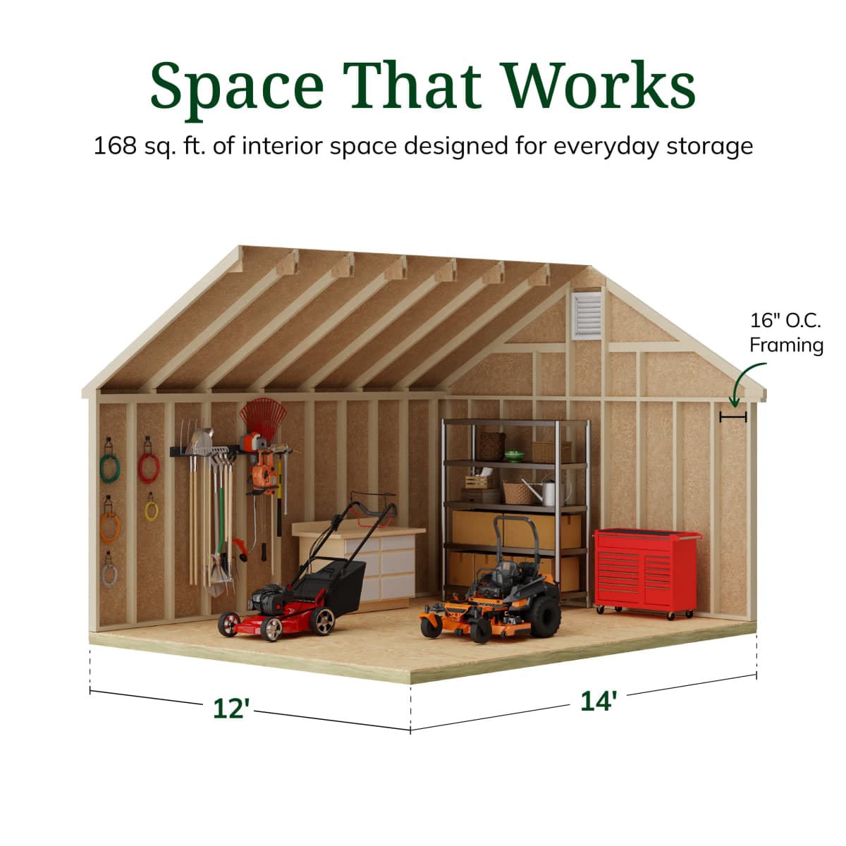Colonial Pinehurst Shed