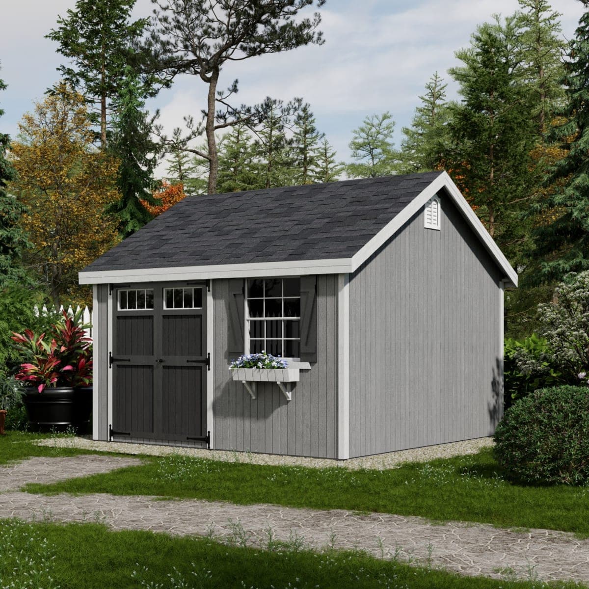 Colonial Pinehurst Shed