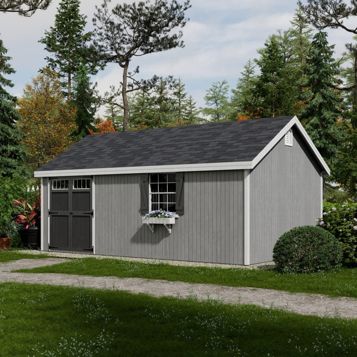 Colonial Pinehurst Shed