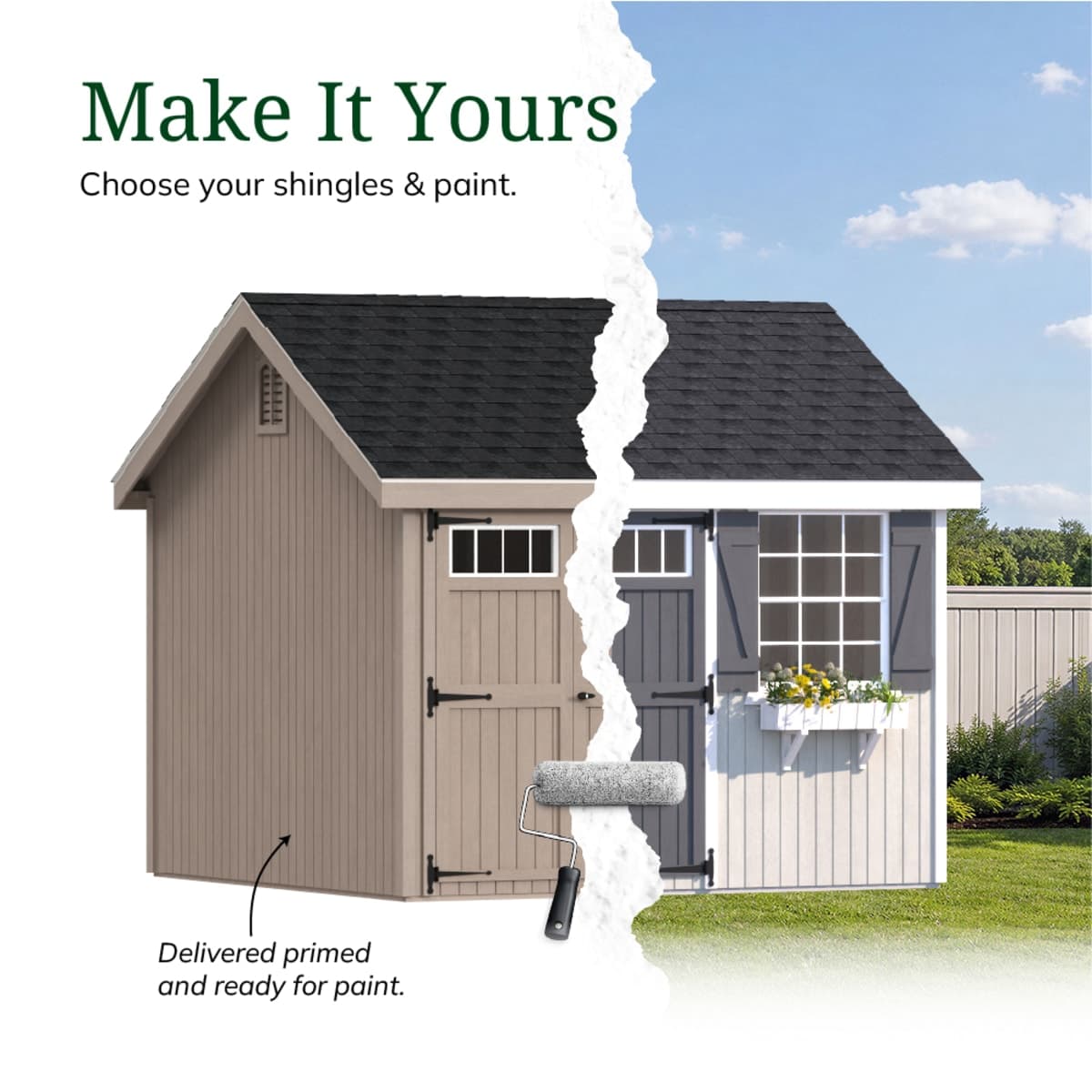 Colonial Pinehurst Shed