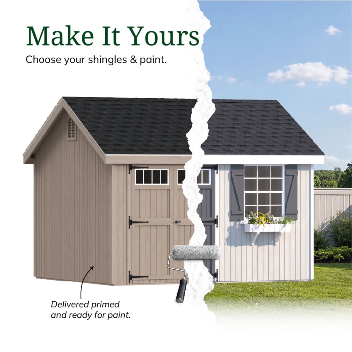 Colonial Pinehurst Shed