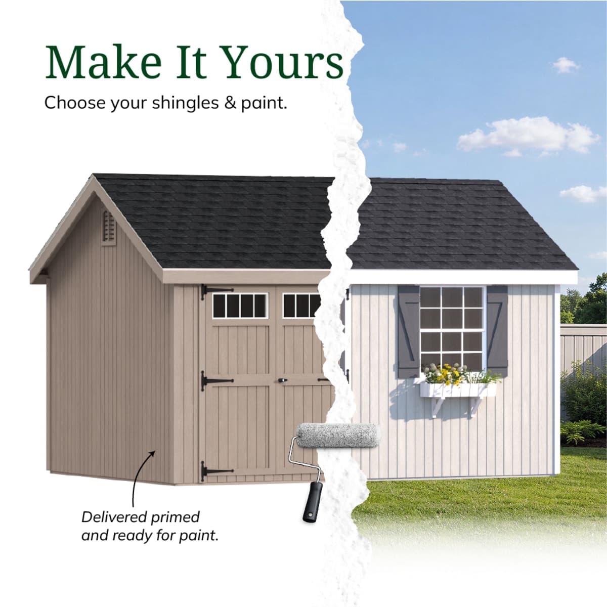Colonial Pinehurst Shed