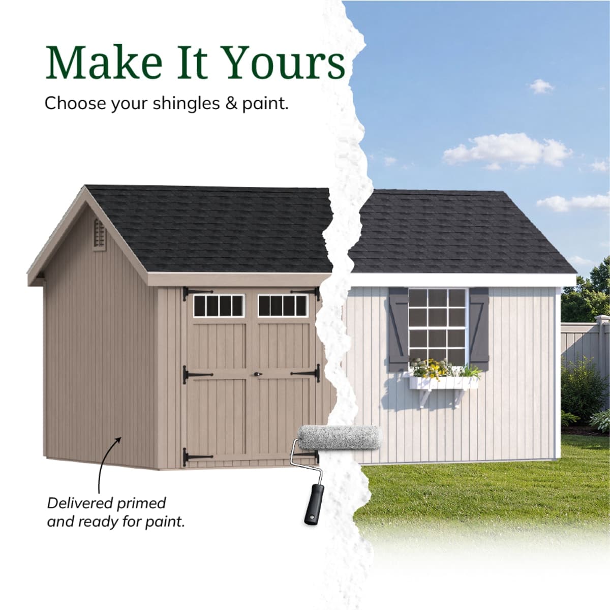 Colonial Pinehurst Shed