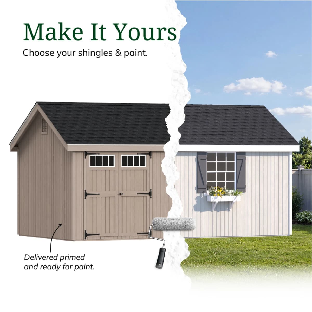Colonial Pinehurst Shed