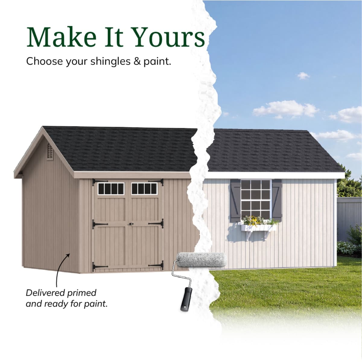 Colonial Pinehurst Shed