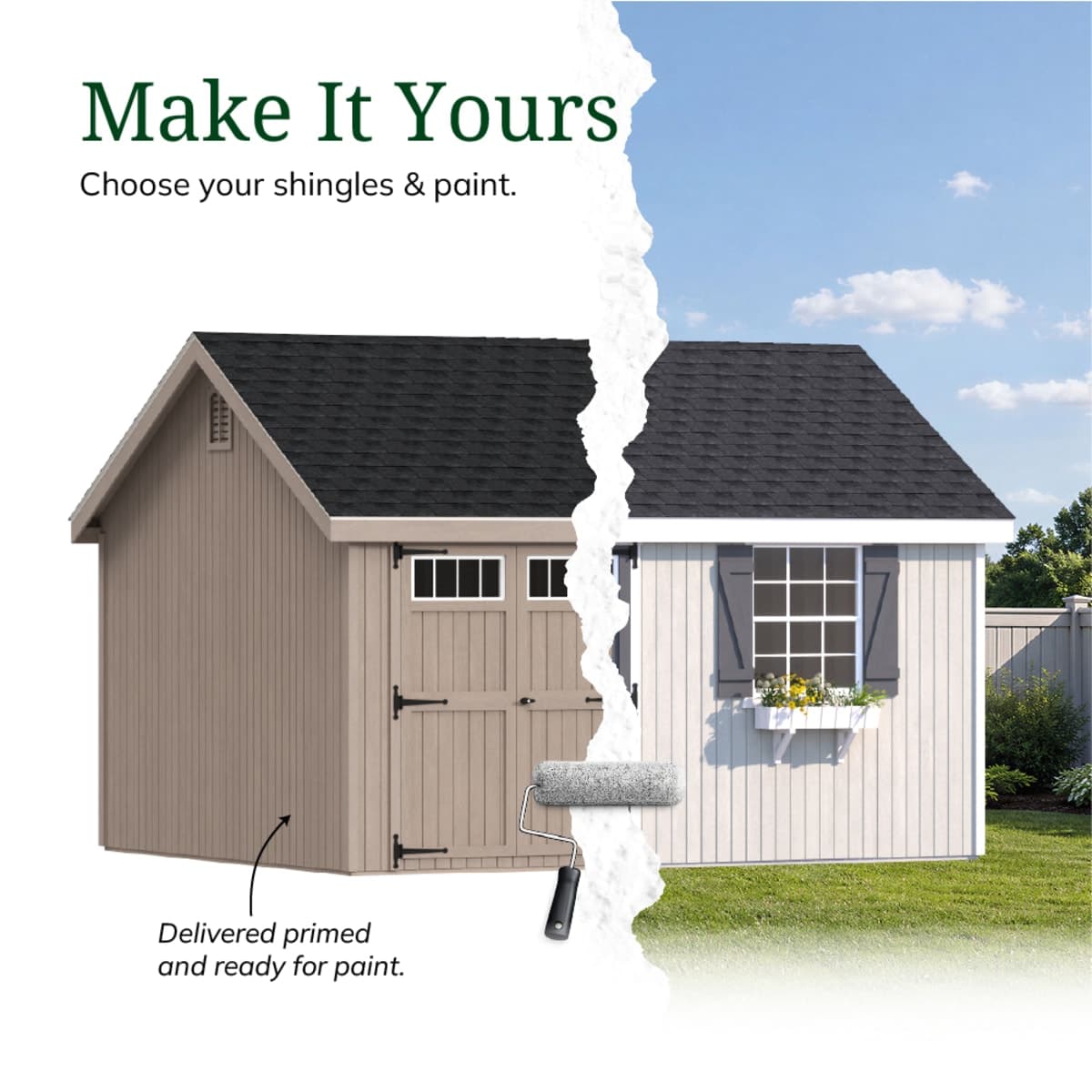 Colonial Pinehurst Shed