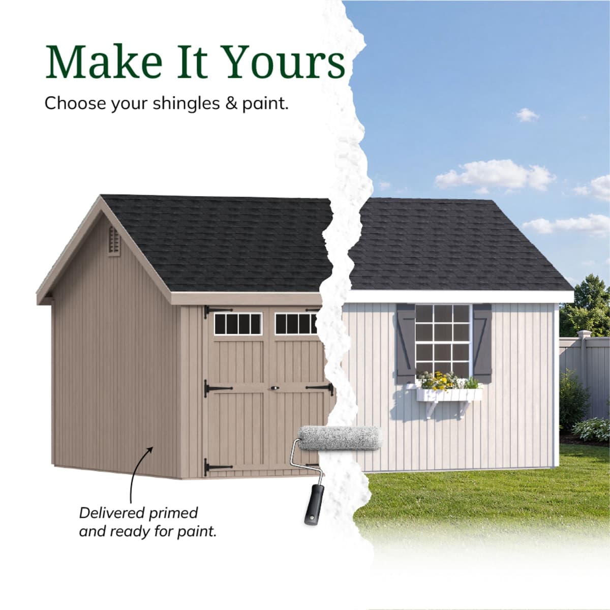 Colonial Pinehurst Shed