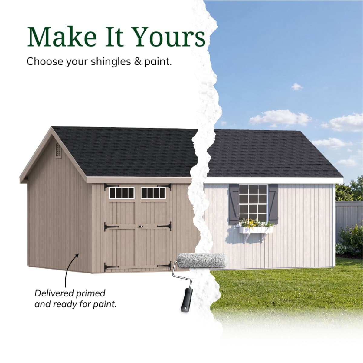 Colonial Pinehurst Shed