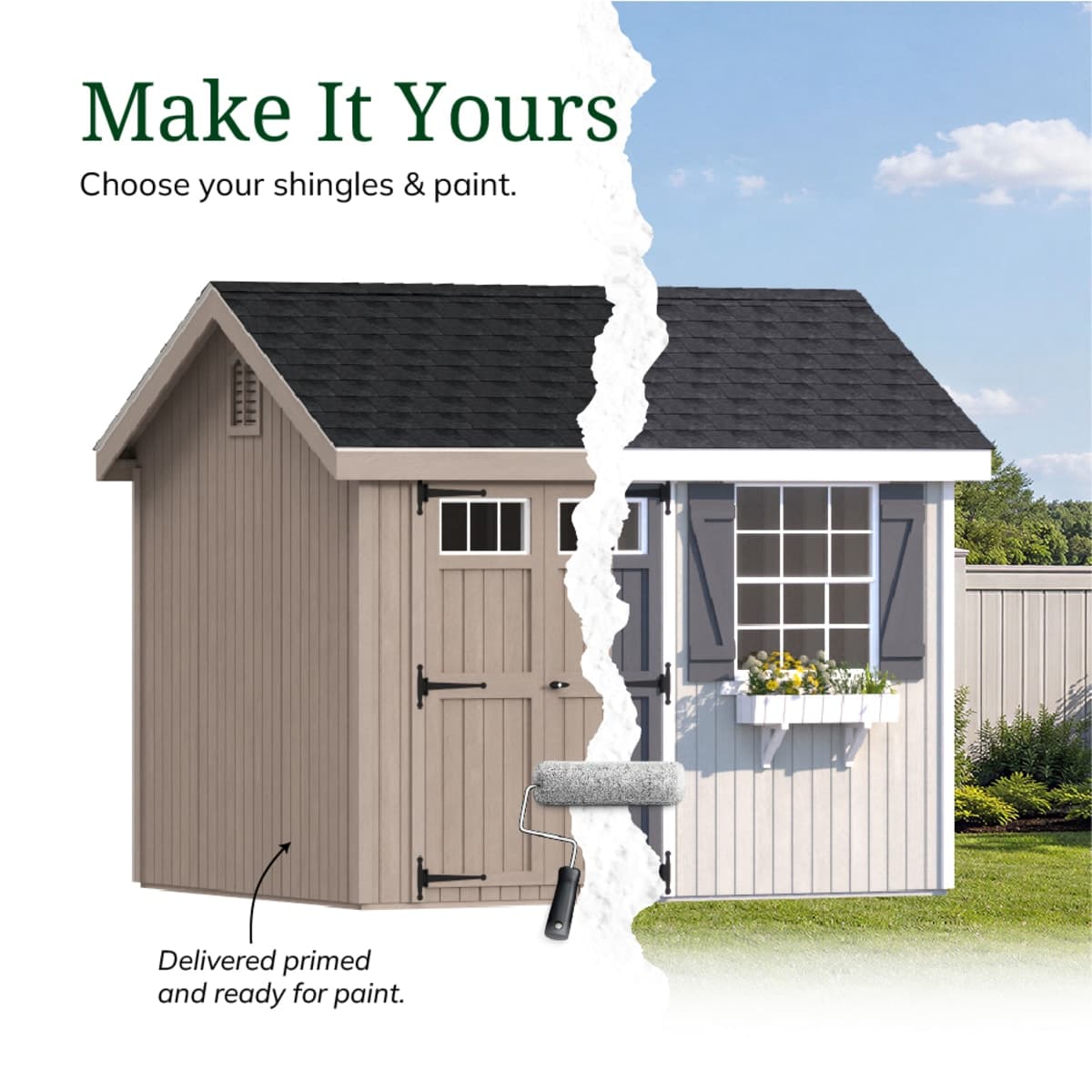Colonial Pinehurst Shed