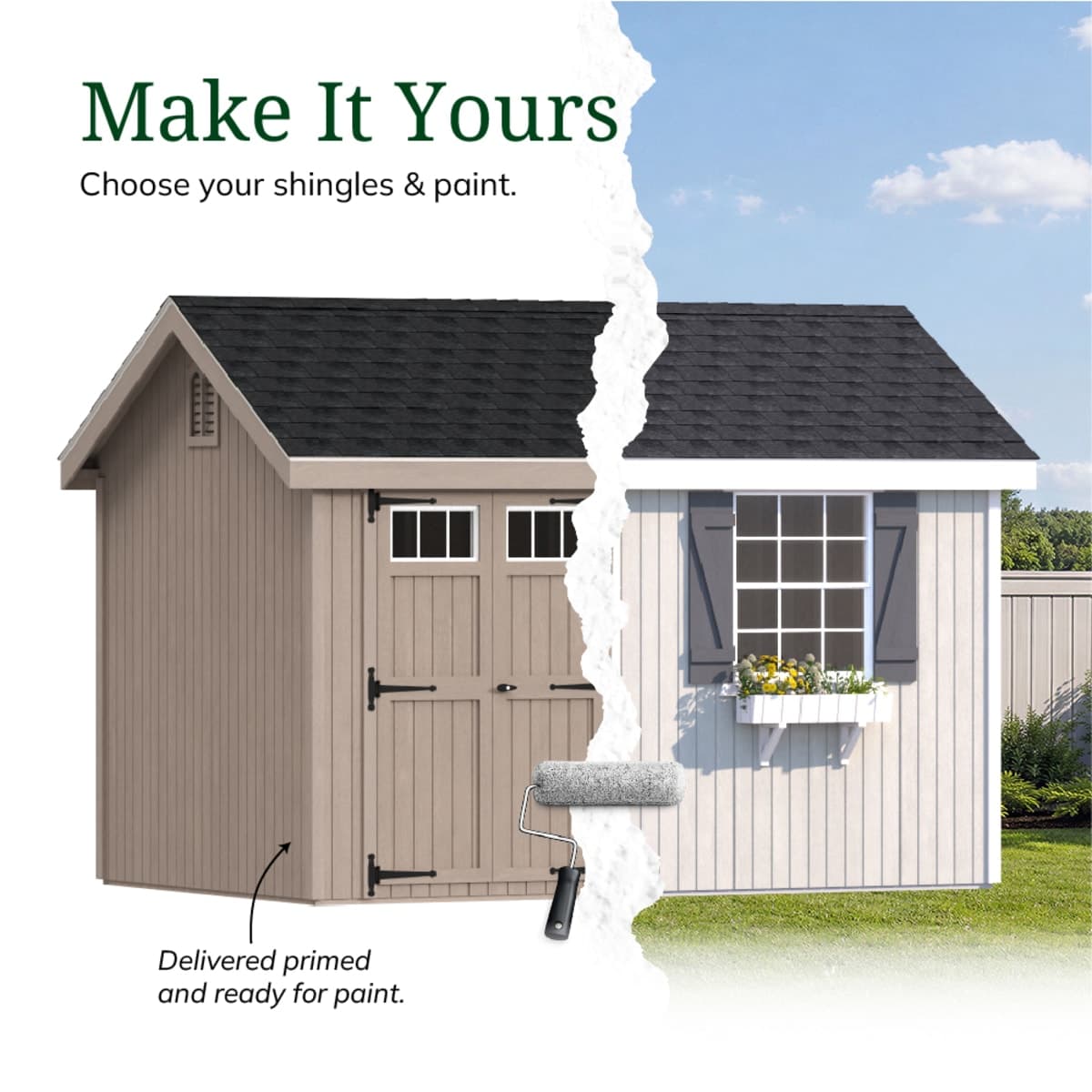 Colonial Pinehurst Shed