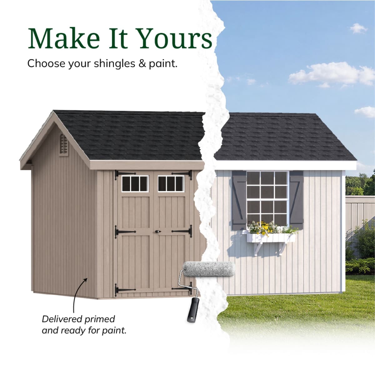 Colonial Pinehurst Shed
