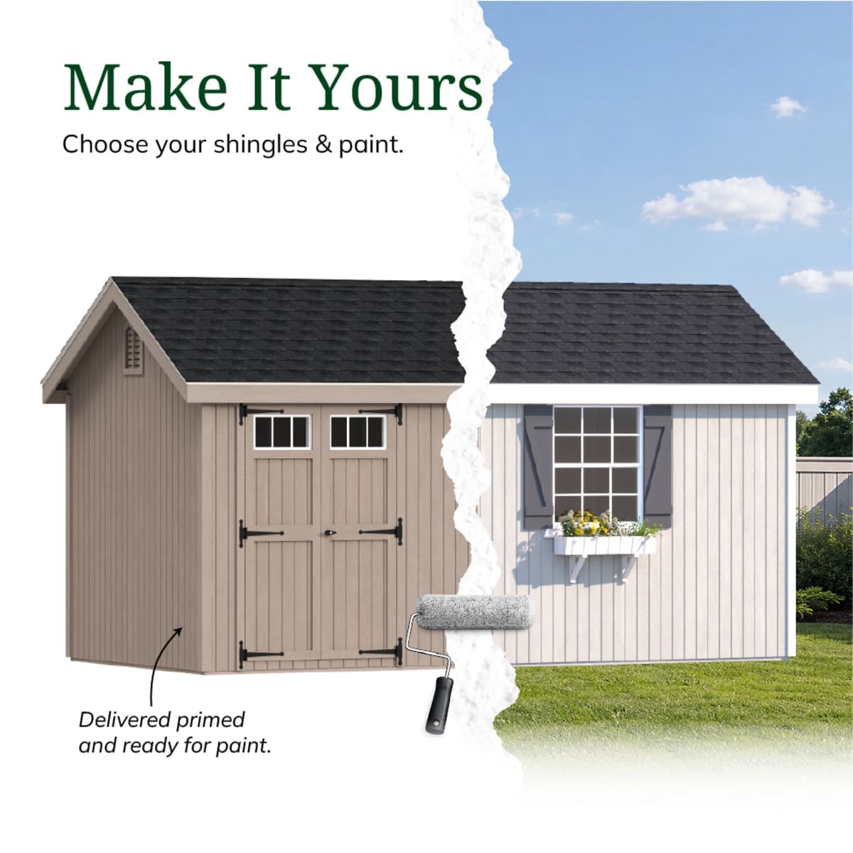 Colonial Pinehurst Shed
