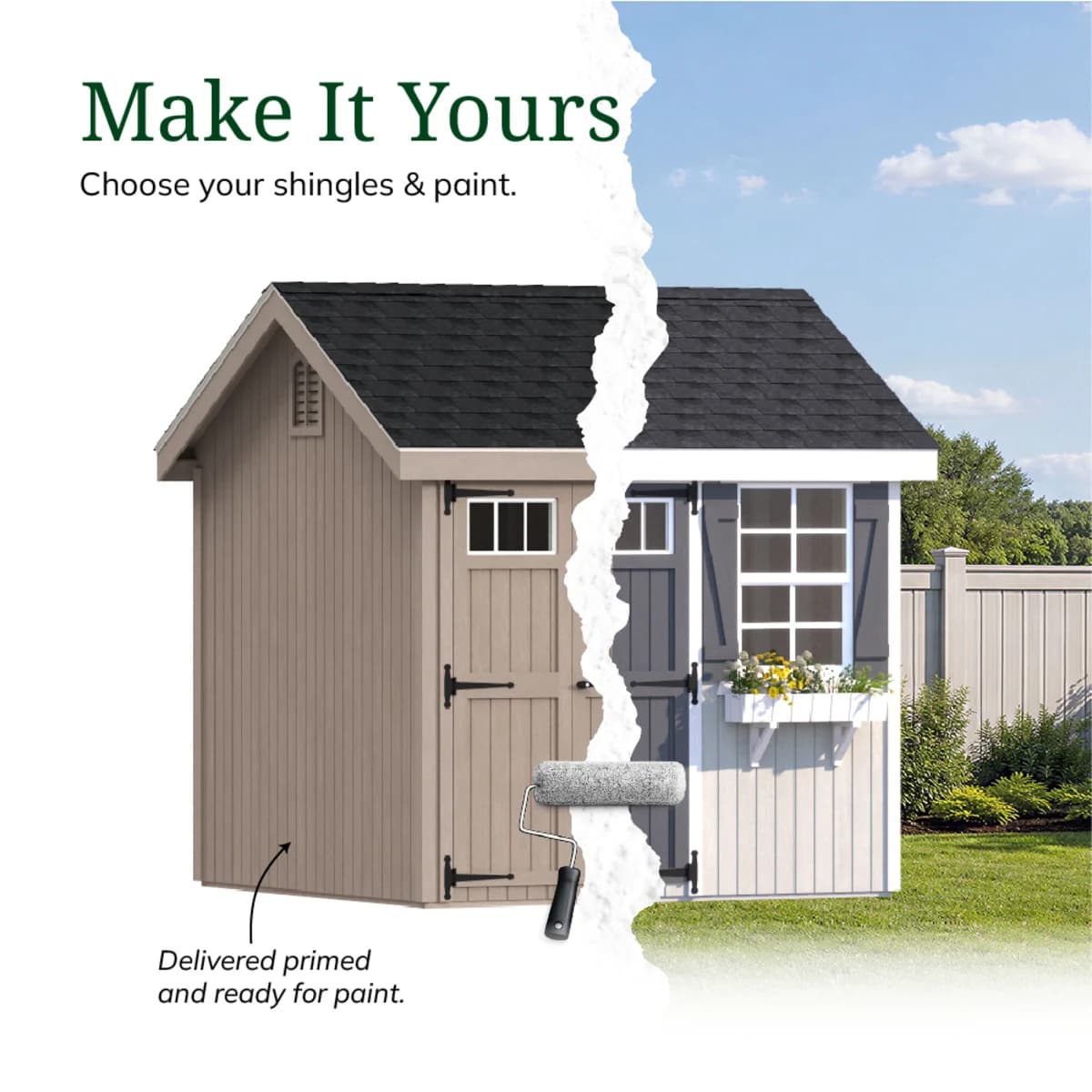 Colonial Pinehurst Shed