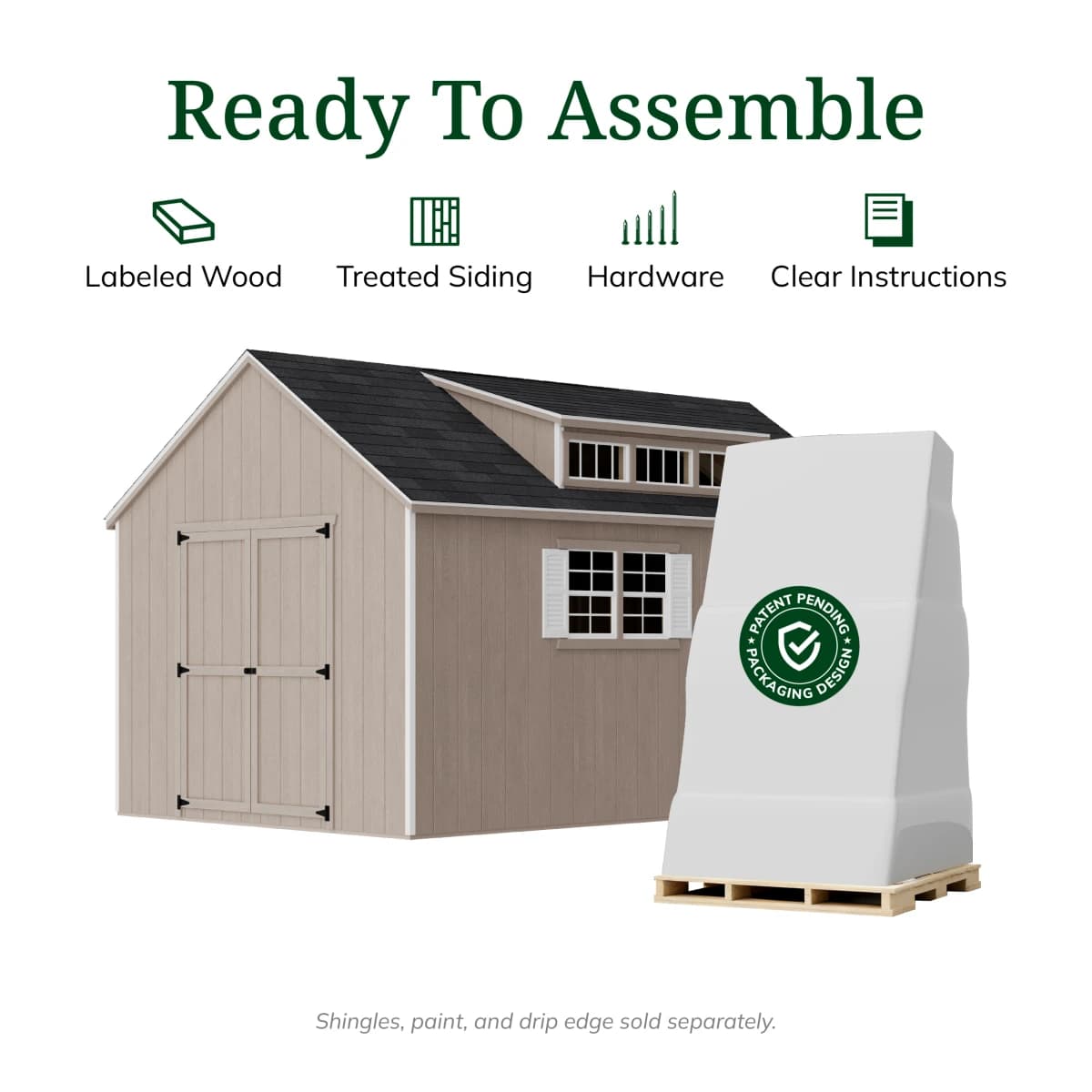 Value Dormer Shed with Dual Entry