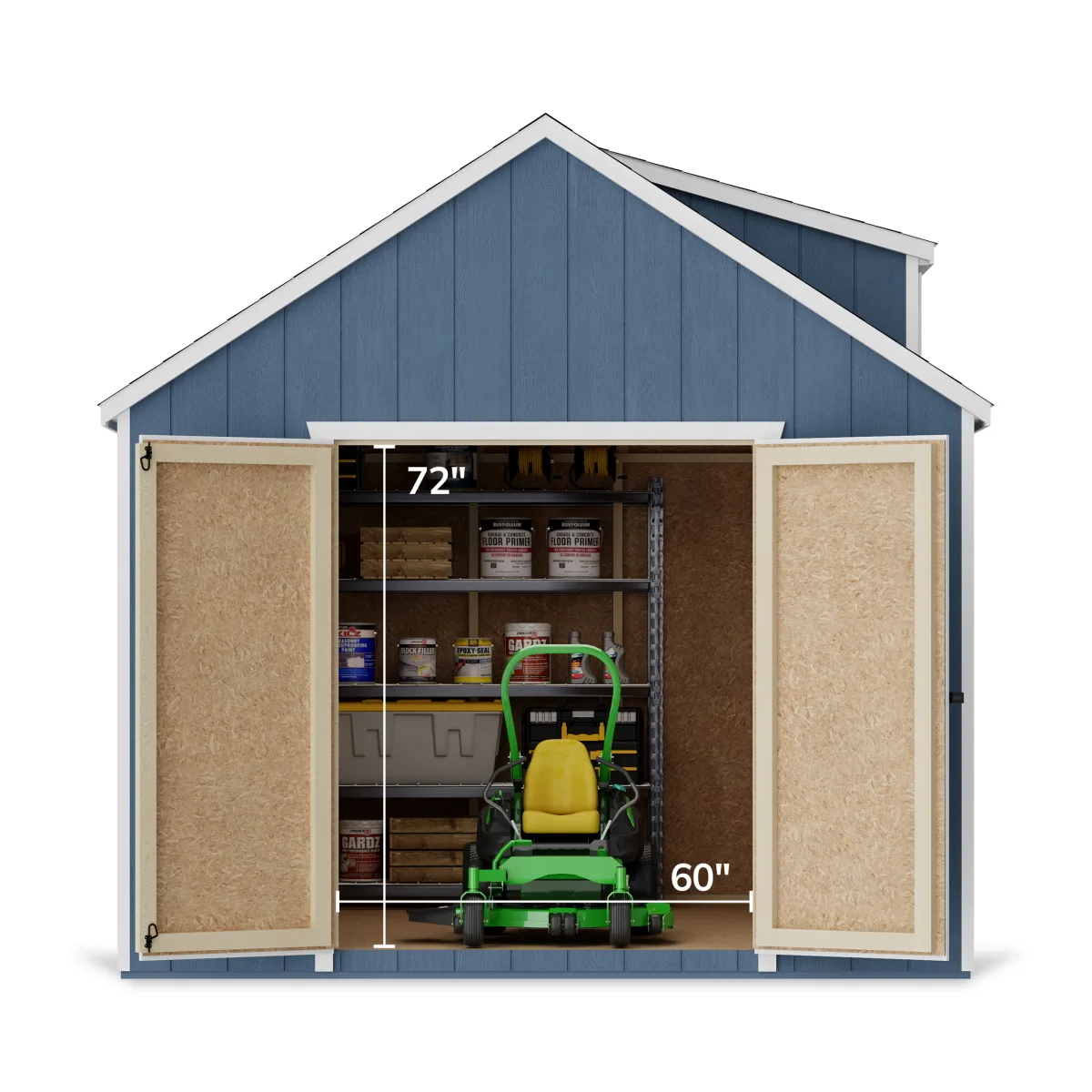 Value Dormer Shed with Dual Entry