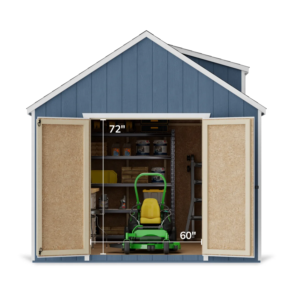 Value Dormer Shed with Dual Entry