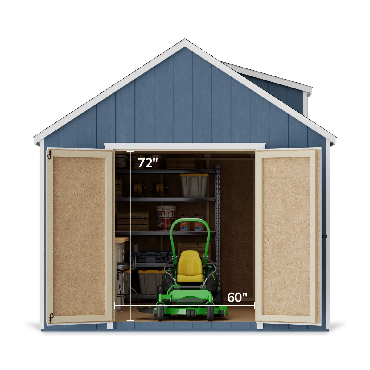 Value Dormer Shed with Dual Entry