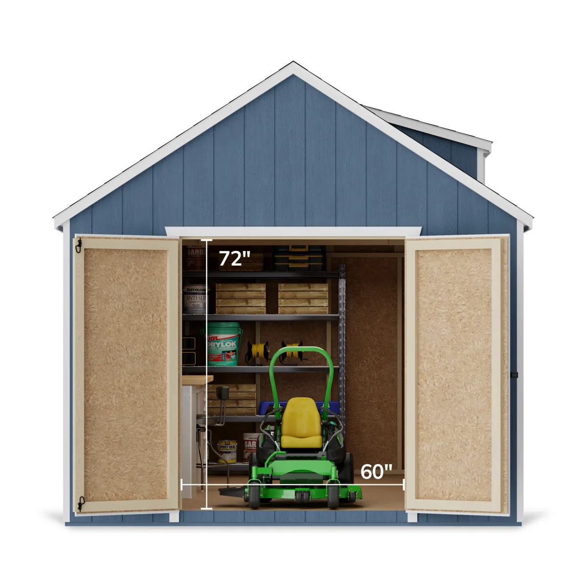 Value Dormer Shed with Dual Entry